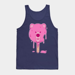 Melting Bear Ice Cream Tank Top